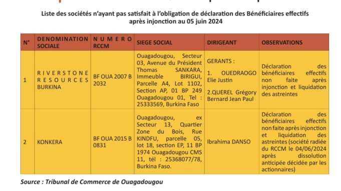 Déclaration des bénéficiaires réels des entreprises minières : Un dispositif à parfaire
