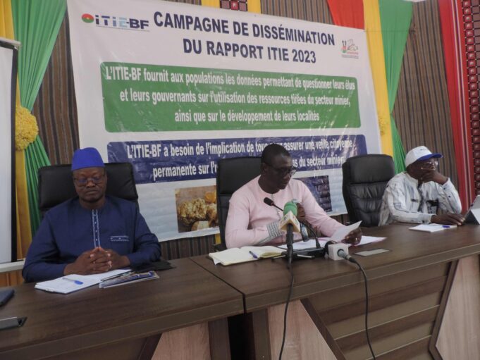 Transparence dans le secteur minier : Le rapport ITIE-BF 2023 présenté aux populations à Manga