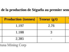 Côte d’Ivoire : La mine de Séguéla a produit 2,385 tonnes d’or au premier semestre 2025