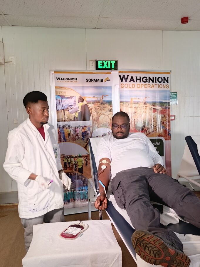 Wahgnion Gold Opérations N°1 des entreprises donatrice de sang en 2024 dans la région de Tannounyan lance sa campagne de collette de 2025