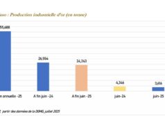 Burkina Faso : La baisse de la production industrielle d’or compensée par la hausse du cours de l’or