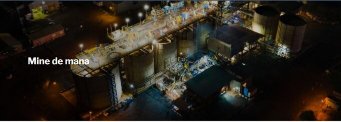 Burkina Faso : La mine de Mana a produit 3 tonnes et 950 Kg d’or entre janvier et septembre 2025