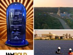 La mine d’Essakane reçoit un prix au Canada pour son rendement social et environnemental