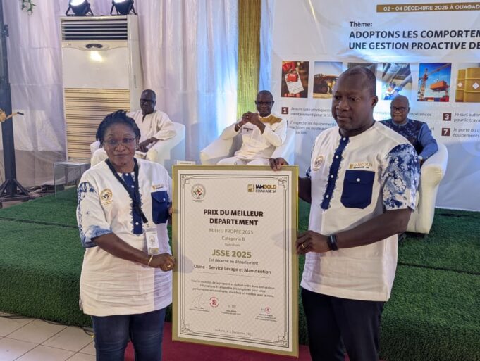 Journées Sante Sécurité et Environnement 2025 : IAMGOLD Essakane récompense ses meilleurs départements et sous-traitants de l’année