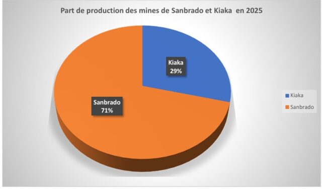 Burkina Faso : La mine de SOMISA a produit 6,4 tonnes d’or en 2025