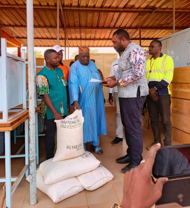 Campagne nationale Dèmè Sira : Wahgnion Gold Operations participe à l’action de solidarité