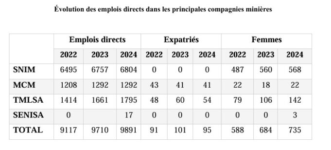 Mauritanie : une réduction des expatriés dans les emplois du secteur extractif
